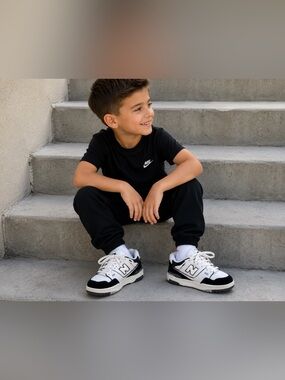 New Balance Black and White Sneakers